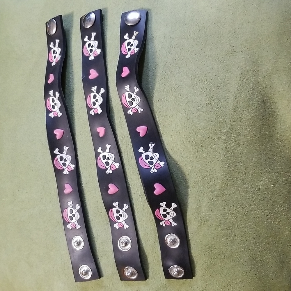 Pink Hearts and Pirate Bracelets